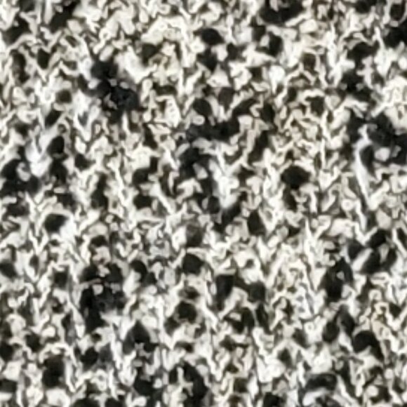 Lane Bryant V Neckline Black & White Marled Knit Chunky Sweater - Picture 2 of 9